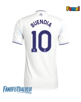 Aston Villa Emiliano Buendia #10 Tricou Fotbal Replică 2025-26 Femei Treilea